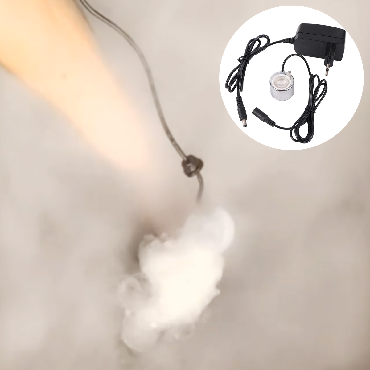 Terrarium Fogger Ultrasonic - Pecera estanque paisajismo nebulizador ultrasónico pequeño