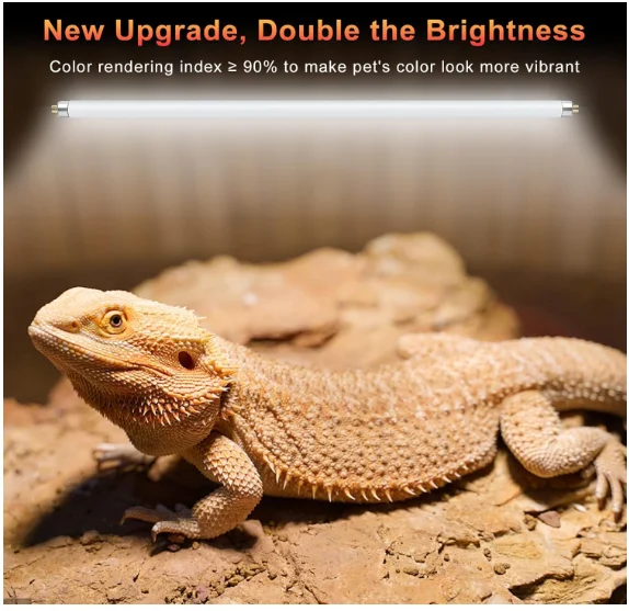 Paquete de 2 Tubos de Luz UVB  - Vitamin D3 Reptile reseña y precio