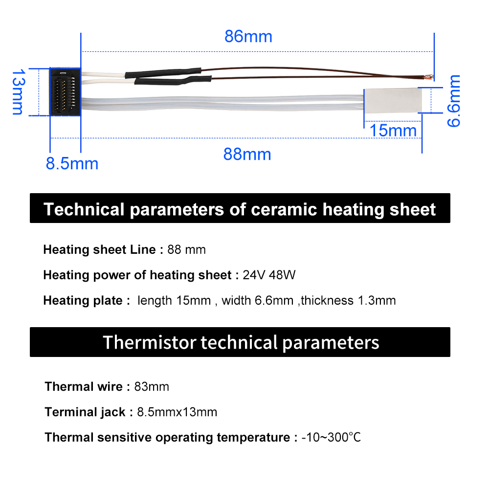 Tubo calefactor para Bambu Lab - Ceramic Heat Emitter reseña y precio