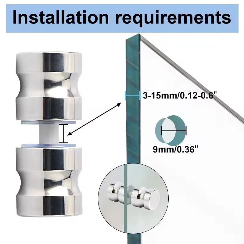 Manija elegante para puerta de - Glass Door Hinge reseña y precio