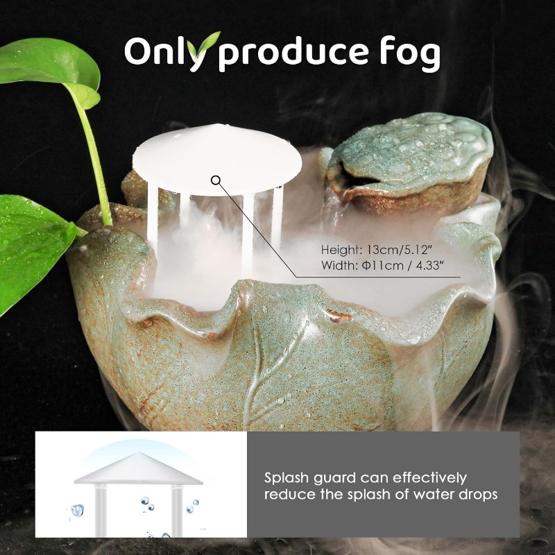 Generador de niebla ultrasónic - Terrarium Fogger Ultrasonic reseña y precio